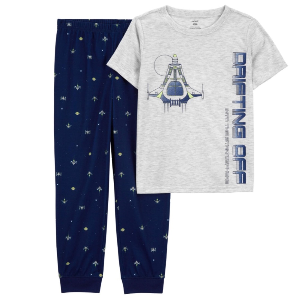 Carter’s Boys Space Ship Shirt and Pants Pajamas
